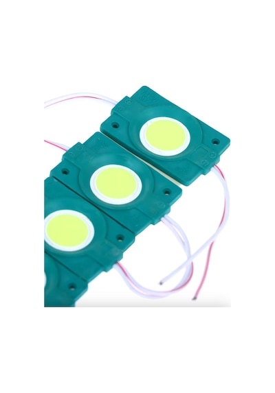 Tekli Su Geçirmez 12 Volt 2.4 Watt Modül Led Yeşil 10 Adet