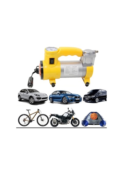 Lastik Şişirme Hava Kompresörü Metal Işıklı 150psi Hava Kompresör