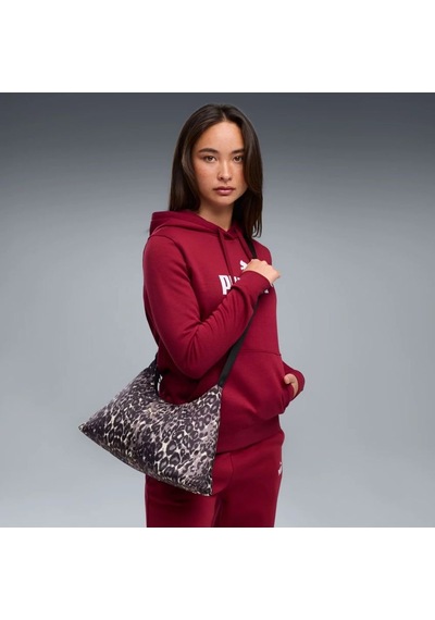 Puma Pop Medium Prism Bag Leoparlı Kadın Omuz Çantası 09275811 Çok renkli