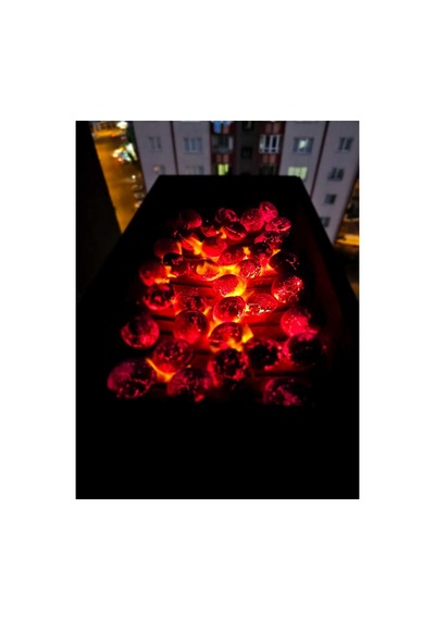 Mix Tek Kibritle Yanan Yeni Nesil Mangal Kömürü 2 Kg Tezyakizmir