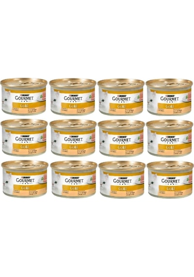 Proplan Gourmet Kıyılmış Hindili Yetişkin Kedi Konservesi 12 x 85 G