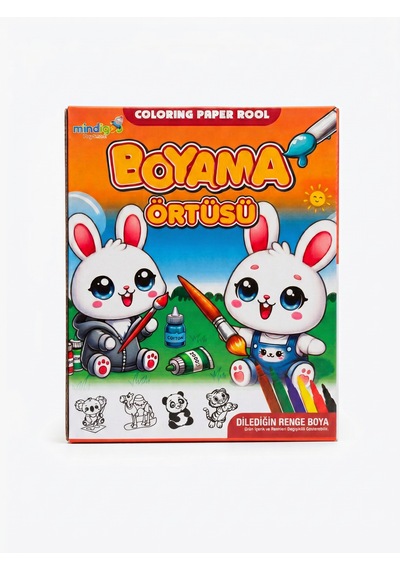 Boyama Örtüsü Rulo Boyama Kağıdı Çocuklar İçin Eğlenceli Aktivite Seti