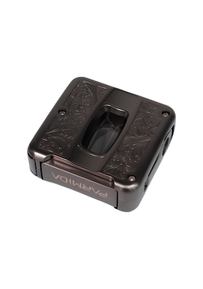 Parmida Gümüş İşlemeli V-cut Puro Makası Kesici - Tr9079
