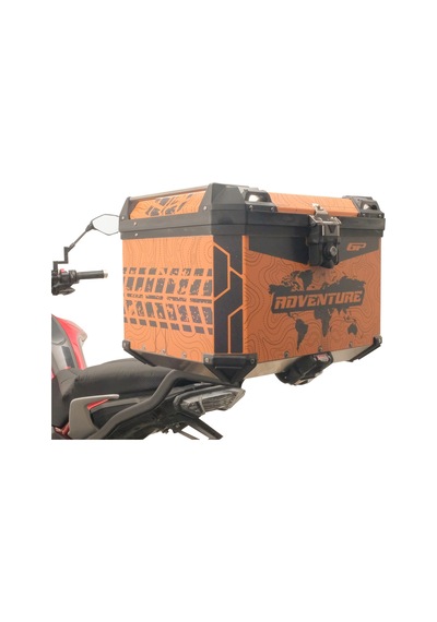 Gp Kompozit Dsn03 Universal 57 Lt Desenli Alüminyum Motosiklet Çantası