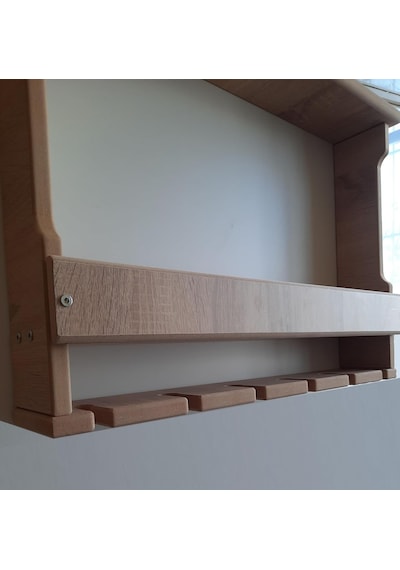 Ayrex Rustik Ahşap Şaraplık İcki Bar Standı Mutfak Stand