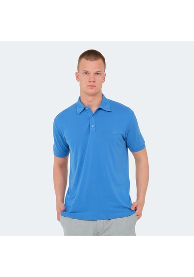 Slazenger KATSURO Erkek Polo Yaka Koyu Mavi Tişört