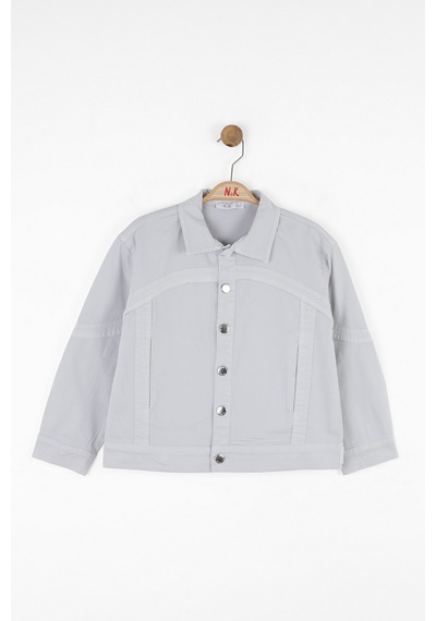 Nk Kids 48347 Erkek Çocuk Gri Metal Ceket Gri
