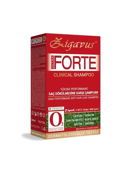 Zigavus Forte Ultra Clinical Yağlı Saçlar için Şampuan 300 ML