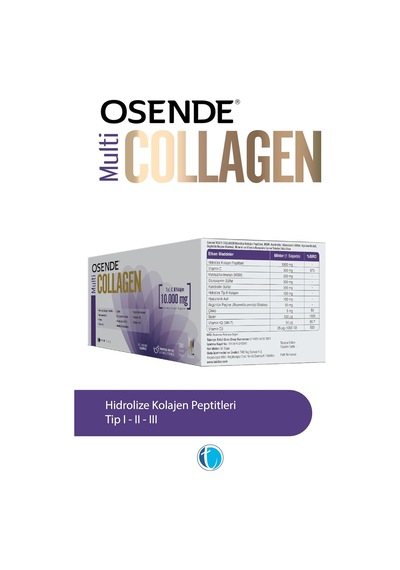 Multi Collagen Hidrolize Kolajen Peptitleri, Msm, Kondroitin, Glukozamin Sülfat, Hyaluronik Asit, Akgünlük Reçine Ek