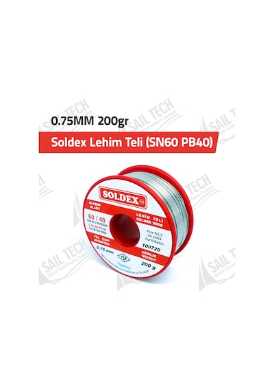 Soldex Lehim Teli 0.75Mm 200Gr Sn60 Pb40
