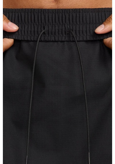 Nike Sportswear Woven Cargo 2n 1 Loose Fit Midi Skirt Kadın Bol Kesim Dokuma Kargo Mini Etek Siyah