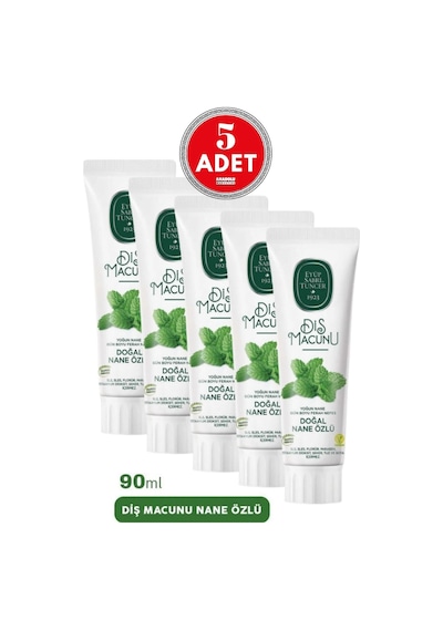 Eyüp Sabri Tuncer Nane Özlü Diş Macunu 5 x 90 ML