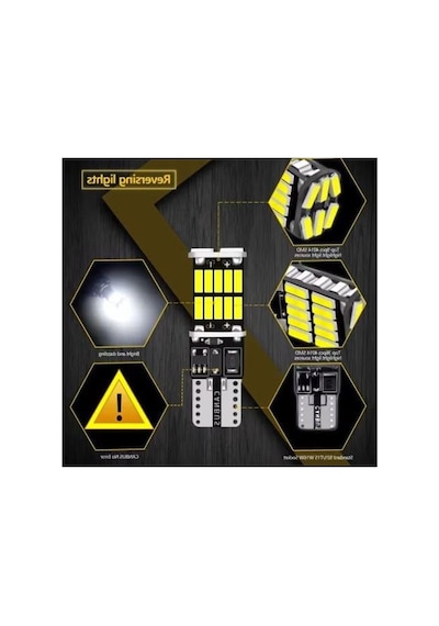 T10 Led 26 Ledli W5w Canbus Ampul, 4 Adet Set