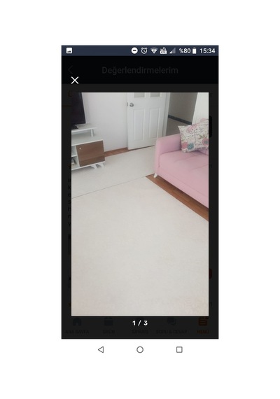 Regnum Halı Emboss 506 Krem Vizon Kaymaz Jel Taban Kesme Yolluk