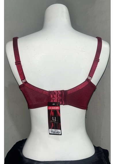 Le Jardin Kadın Tüllü Toparlayıcı Soft Cup Bordo Sütyen
