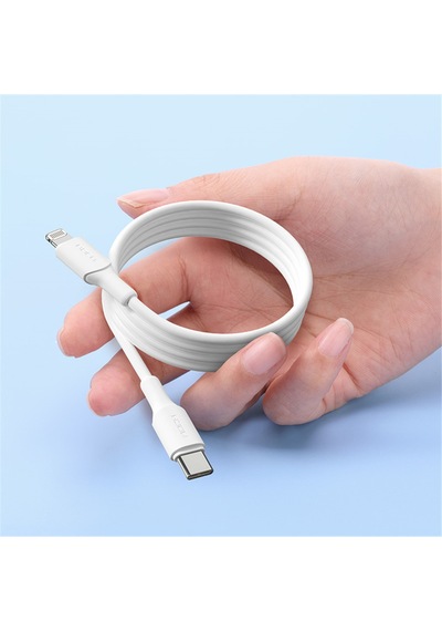 Z18 Type-c To Lightning Hızlı Data/şarj Kablosu Pd 20w 1mt Beyaz