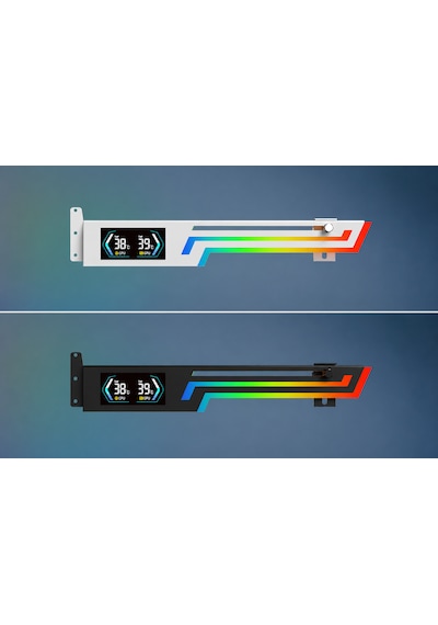 Zoko Arm Heatsync Argb Lcd Ekran Kartı Tutucu Siyah