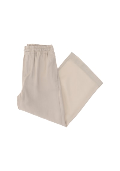 U.S. Polo Assn. Kız Çocuk Bej Loose Fit Modal Karışımlı Kanvas Pantolon 50309120-VR011