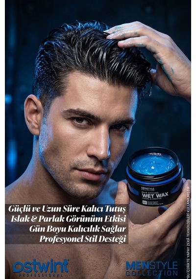 Ostwint Menstyle Collection Profesyonel Saç Şekillendirici Wet Wax 150 ML
