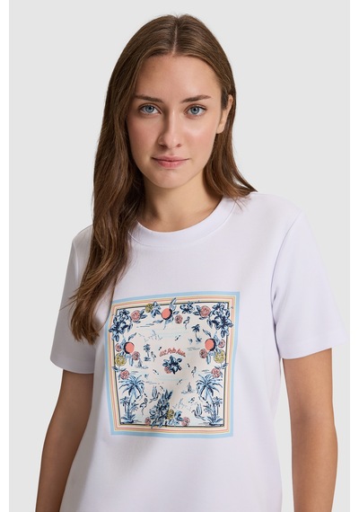 U.S. Polo Assn. U.s. Polo Assn. Kadın Beyaz Tişört 50323487-vr013 U.S. Polo Assn. U.s. Polo Assn. Kadın Beyaz Tişört 50323487-vr013