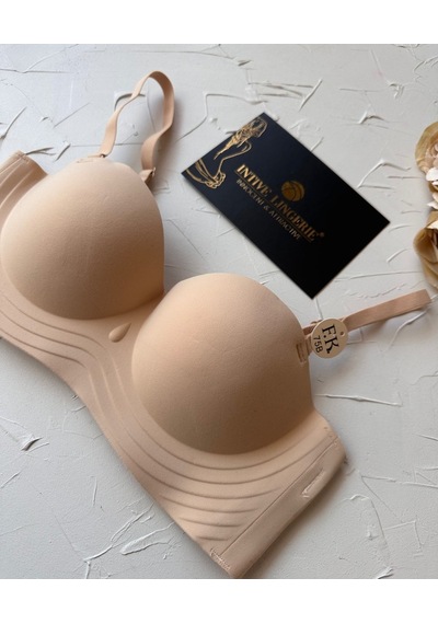 Lady Baby Straplez Kesim Destekli Dikişsiz Balensiz Toparlayıcılı Bej