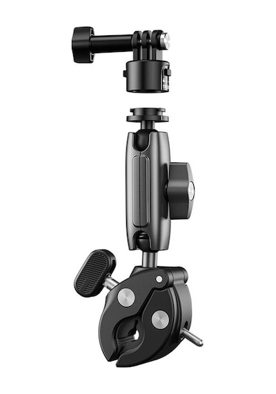 Ayex Crab Claw Clamp Mount Telesin S3-hbm-01 Aksiyon Kamera Kelepçe Aparatı Gopro Djı İle Uyumlu