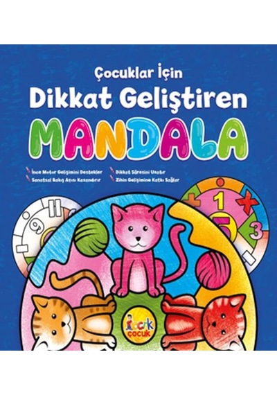 Çocuklar İçin Dikkat Geliştiren Mandala - Qhdh-633649