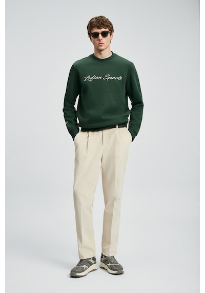 Lufian Loved Erkek Sweatshirt Çimen Yeşili Çimen Yeşili 112030170100611 Yeşil