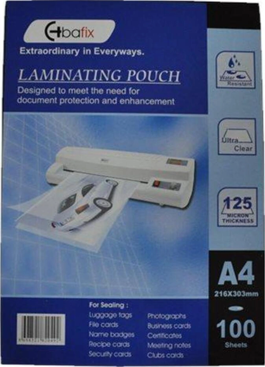 Laminasyon Filmi A4 125 Mıc 216-303
