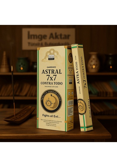 Darshan İncense Astral 7x7 20'li Çubuk Tütsü Çok Renkli