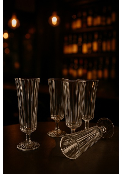 Kahve Yanı Sunum Bardağı 6 Lı Set 60 Ml Şık Espresso & Su Bardağı Şeffaf