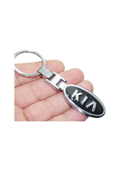Kia Dk Tuning Uyumlu Krom Çift Yön Metal Anahtarlık Siyah