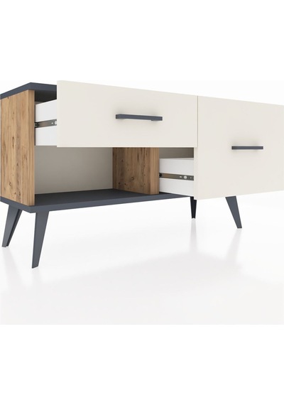 Arges Şifonyer 2 Çekmeceli 88x30x48 Çam-antrasit/aytaşı Antrasit/aytaşı Arges Şifonyer 2 Çekmeceli 88x30x48 Çam-antrasit/aytaşı Antrasit/aytaşı
