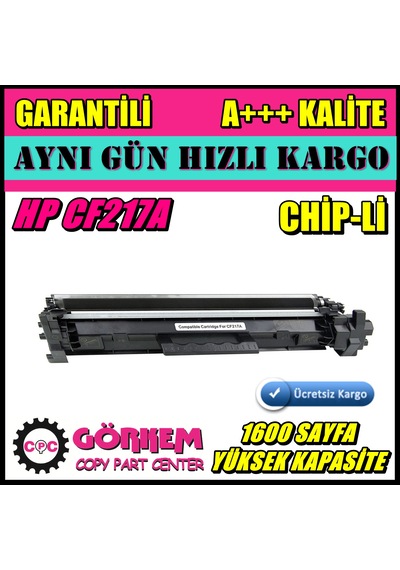 Hp M102A / M102W / M130A / M130Fn / M130Fw / M130Nw Cf217A Uyumlu