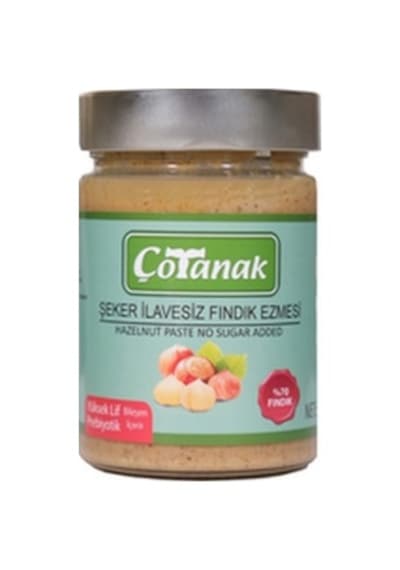 Çotanak Şeker İlavesiz Fındık Ezmesi 300 G