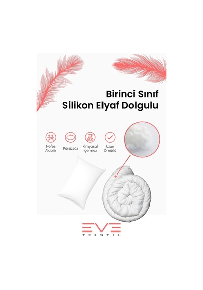Eve Tekstil Tek Kisilik Yorgan Seti 155x215 Cm Beyaz