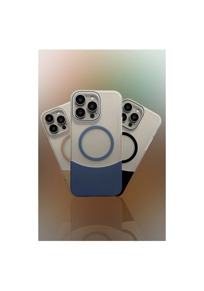 Joko Apple iPhone Uyumlu - 16 Pro Max Velar Magsafe Kapak - Lacivert