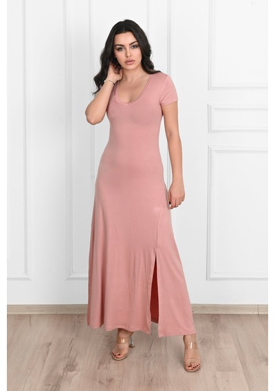 Koza Butik Kadın Yırtmaç Detaylı Elbise 5174-23 001