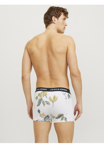 Jack & Jones Jack Jones Erkek Desenli Pamuklu 3 Lü Boxer Set 12273114 KARIŞIK