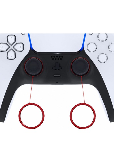 Ps5 Ring Dualsense Analog Çerçevesi Playstation 5 Kol Tamir Parçası 2 Adet Halka Bordo