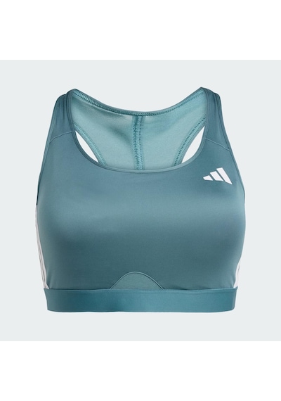 Adidas Powerreact Train Medium Support 3 Stripes Kadın Büstiyer C-adıjy2117b30a00 Mavi