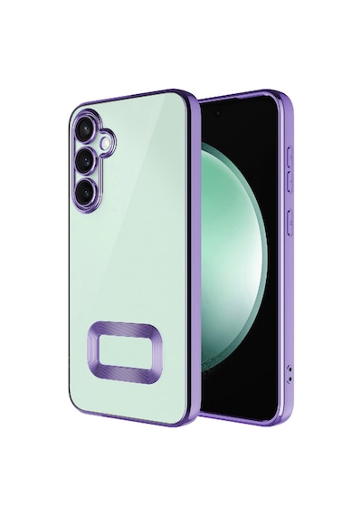 Galaxy A26 Kılıf Kamera Korumalı Logo Gösteren Zore Omega Kapak Rose Gold