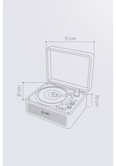 Fressi Fr-cd183 Riona Dahili Hoparlörlü Bluetoothlu Açık Yeşil Cd Çalar