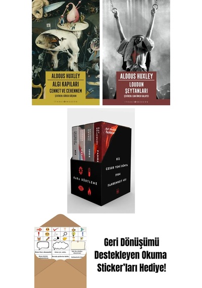 Algı Kapıları Cennet Ve Cehennem + Loudun Şeytanları + Kara Dörtleme Kutu Set 4 Kitap