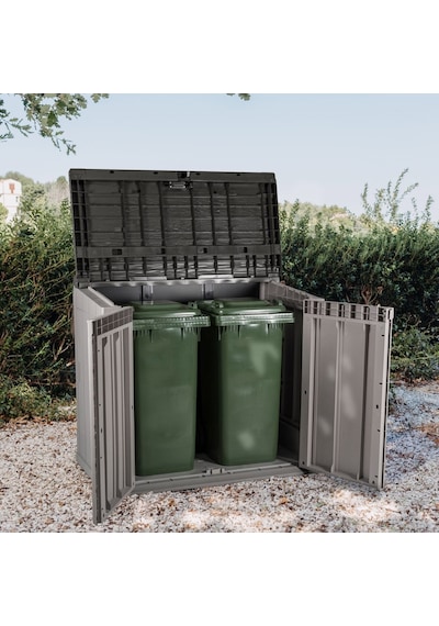 Badepo Toomax Stora Way 840L Bahçe Depolama Sandığı, Dolabı Gri/Antrasit Gri Badepo Toomax Stora Way 840L Bahçe Depolama Sandığı, Dolabı Gri/Antrasit Gri
