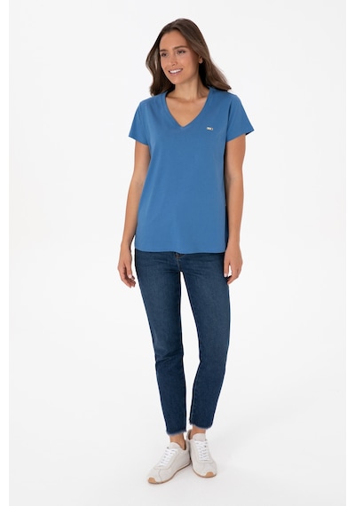 U.s. Polo Assn. Kadın İndigo Tişört 50320026-vr028 Indigo