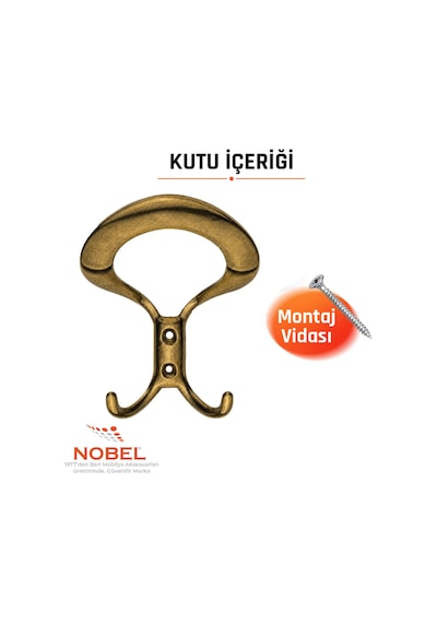 Üçgen Portmanto Askısı, Metal Vestiyer Askısı, Anti K Sari, Duvar Ve Dolap Askılığı 5'li Set Vidalı