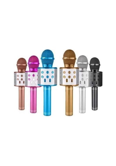 Hubrendy Tekno Bluetooth Hoparlör Usb Aux Sd Kart Kaoroke Mikrofon Uzun Pil Ömrü