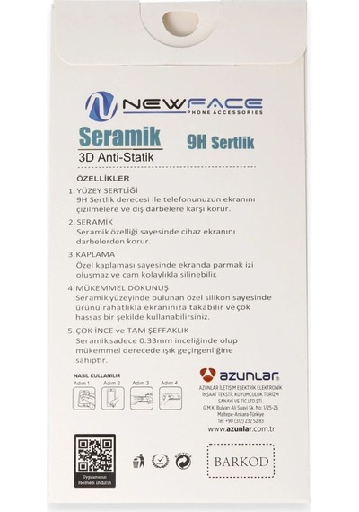 Samsung Galaxy A54 5g 3d Antistatik Seramik Nano Ekran Koruyucu