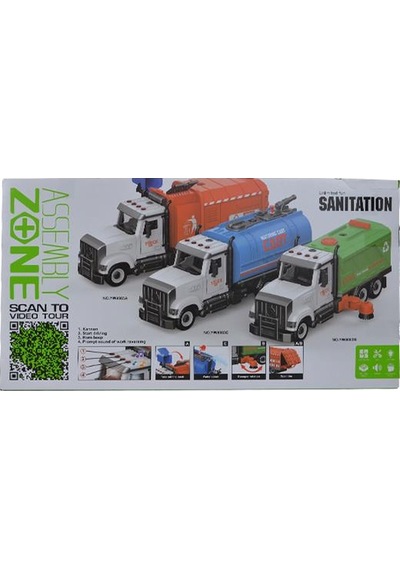 Ctoy Işıklı Ve Sesli Temizlik Kamyonu Yw9083b